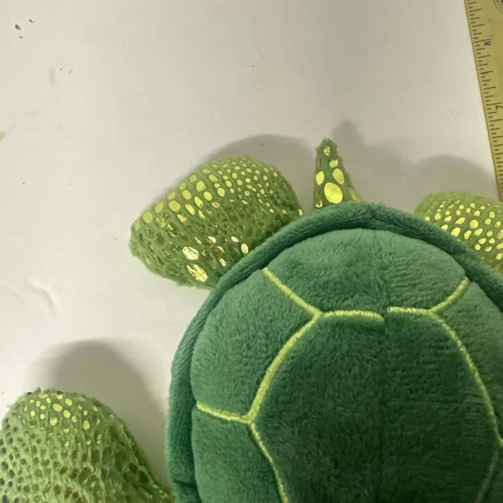 Wild Republic Sea Turtle Plush Stuffed Animal Sea Critters 7” Green- Preowned